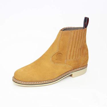 Imagem de Coturno botina casual, fabricada em legitimo couro bovino 034 numeração 33ao45 (44, 034 Abufaldo Castro)