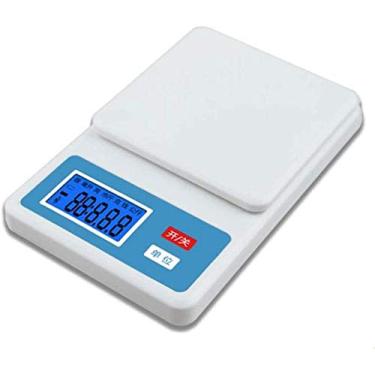 Imagem de balança de cozinha digital balança de cozinha portátil à prova d'água balança alimentar, display lcd, balança de cozinha com função de descascar