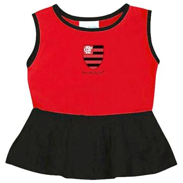 Imagem de Vestido Bebê Alça larga Flamengo - 005B-Feminino