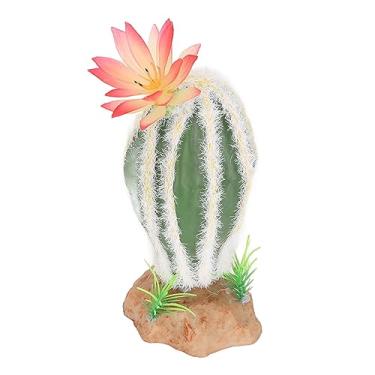 Imagem de BEIJIALY Aquarium Cactus Plant, Reptile Cactus Plant Artificial Simulation Decorative Desert Plant Ornament Paisagismo Decoração para Fish Tank Terrário Aquarium