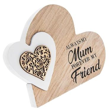Imagem de CANIGHT Enfeite De Mesa De Madeira Dia Das Mães Placa De Coração Decoração De Mesa Do Dia Das Mães Placa De Mesa Do Dia Das Mães Decoração De Madeira Placa De Coração Placa De Mesa Dia