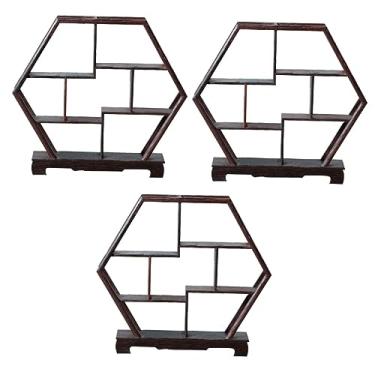 Imagem de NOLITOY 3 Peças De Ornamentos Estilos De Montagem De Potes Vêm Com Design Total Firme Sombra Decorativa Compartimento Vintage Arte De So Home Sólido Suporte Estável Para Vaso De Banheiro