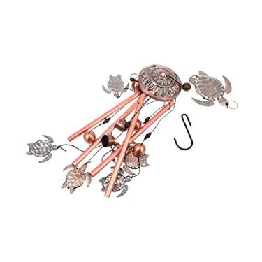 Imagem de Yardwe Carrilhão De Vento De Ferro Forjado Carrilhão De Vento Romântico Sino De Vento De Ferro Fundido Pendurado Sino De Vento Ao Ar Livre Sino De Vento Decoração De Música Ao Ar Livre