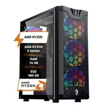 Imagem de Pc Gamer Amd Ryzen 5 5600G Memória 16Gb Ram Ddr4 Ssd 480Gb
