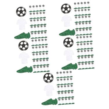 Imagem de NOLITOY 250 Pçs Softball Haves Decoração De Escritório Enfeite De Futebol Glitter Dispersão Deve Tema Chuveiro Bebê Lantejoulas Decoração Brilhos Sapatos Verde Casa Confete Camiseta Tema