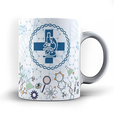 Imagem de Caneca xicara Biomédico profissão Biomedicina Biomédica 23 (Azul)