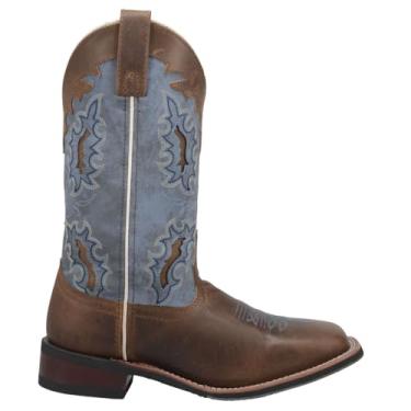 Imagem de Laredo Bota feminina Isla Western, Bronzeado/azul, 9.5