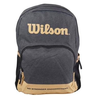 Imagem de Mochila Casual Urban Wilson em Poliester Preta e Marrom 65011030BL