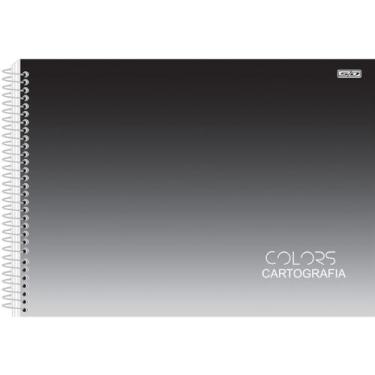 Imagem de Kit de Cadernos de Desenho, Cartografia, São Domingos, Capa Dura, Colors, 60 Folhas, Pacote com 5