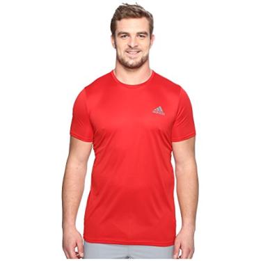 Imagem de adidas Camiseta masculina Essentials Tech Big & Tall Te, escarlate, 3GG