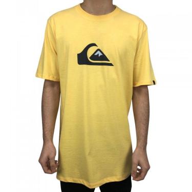 Imagem de Camiseta Quiksilver Comp Logo Collors Azul 2.0 Masculino - Amarelo