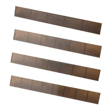 Imagem de Ｂｅｓｇａ Molde para Rolamento de Bolo, 4 Unidades, Régua de Equilíbrio, Espessura Transparente, Acessório de Padaria para Cozinha, Pastelaria, Pão, Macarrão