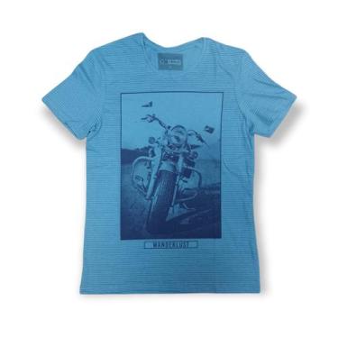Imagem de Camiseta Manga Curta Motocicleta Masculina Kohmar