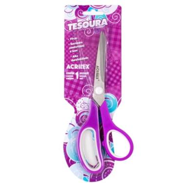 Imagem de Tesoura Acrilex 019 cm Roxo 22528