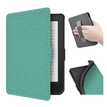 Imagem de enoxboo Capa para Kobo Clara HD de 2018, 6 Polegadas, Estojo com TPU Mole Traseiro e Alça de Mão, Tampa para Ereader com Fechamento Magnético