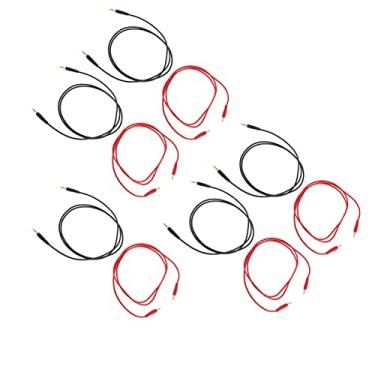 Imagem de 5 Conjuntos de Teste de Plugue de Banana Macho Fio de Teste de Banana Testlead para Teste Masculino Cabo de Teste Elétrico 2mm 30v Ac 60v Dc 10a Conjunto de Acessórios Kit