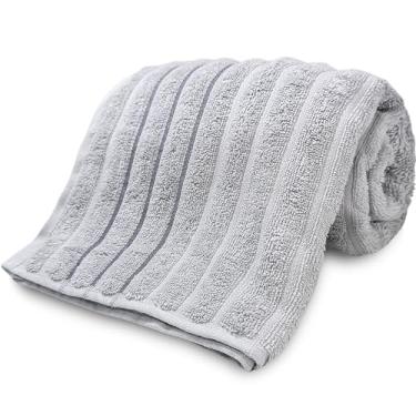 Imagem de Toalha de Banho Gigante Banhão Corttex Wave 100% Algodão Alta Absorção Volumosa Ultra Macia 80 x 150 (Cinza)