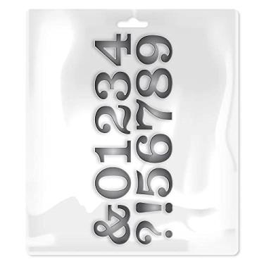 Imagem de Mimo Faca de Corte Embossing - Números e Símbolos - 13 Pç - Faz Cortes Precisos em Diversos Materiais - É Muito Fácil de Usar na Máquina de Corte e Relevo Mimo Embossing