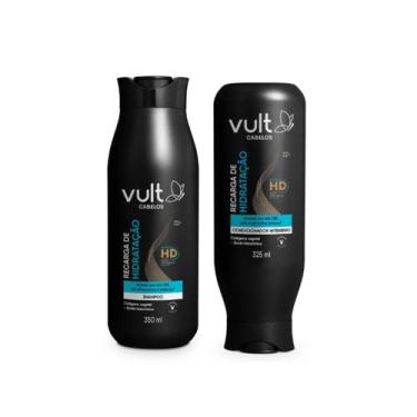Imagem de Kit Vult Cabelos Recarga De Hidratação Shampoo 350ml + Condicionador 3