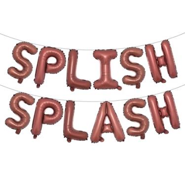 Imagem de Splish Splash Birthday Decoration Boy Splish Splash Birthday Bash Party Supplies Splish Splash Birthday Balloons Pool Birthday Party Decoration Balloons (SPLISH SPLASH Chocolate)