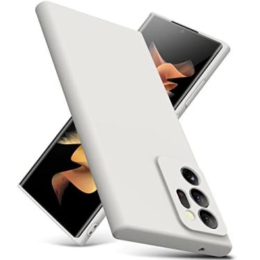Imagem de YSLBWLE Capa para Samsung Galaxy Note 20 Ultra, capa fina de silicone líquido, à prova de choque, capa de telefone fina para Samsung Galaxy Note 20 Ultra, capa protetora de câmera de corpo inteiro -