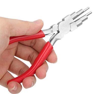 Imagem de Garosa 6-Stage Jóias Alicate para Fazer Bail, Aço de Alto Carbono Formando Fio Laço Boca Redonda Escalonada 6-em-1 Jóias 6-em-1 Suprimentos para Fabricação de Grampos de Cabelo Artesanato, Alicate