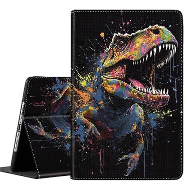 Imagem de Capa para Galaxy Tab S6 Lite 10.4 2022/2020, capa traseira com suporte inteligente despertar/hibernar automática para tablet Samsung Tab S6 Lite de 10,4 polegadas [SM-P610/P613/P615/P619], dinossauro