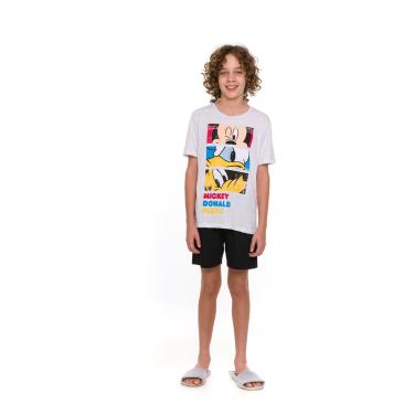Imagem de Pijama Juvenil Evanilda Disney Amigos do Mickey Masculino-Masculino