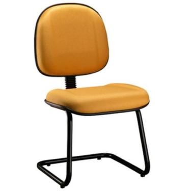 Imagem de Cadeira Gerente Com Base Fixa Em S Linha Classic - Design Office Móvei