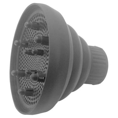 Imagem de Difusor Cachos Adaptador Universal Silicone Retrátil Preto