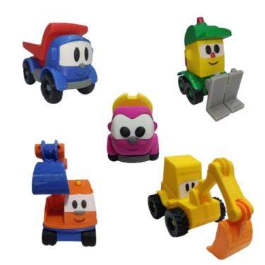 Imagem de Genérico Combo Leo Caminhão Lifty Scoop Max e Léia - 5 Brinquedos impressão 3D