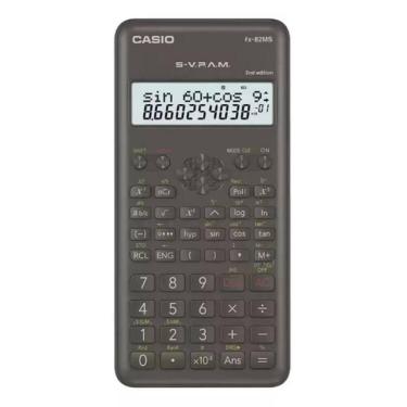 Imagem de Calculadora Científica, Preta, Visor de 2 Linhas com 10 Dígitos, 240 funções, FX-82MS-2-W4-DH, CASIO  CASIO