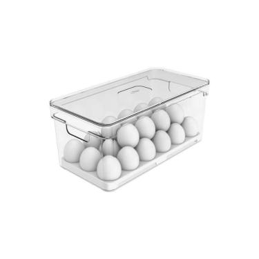 Imagem de Organizador Para Ovos Clear Fresh Com Tampa 36 Unidades Ou
