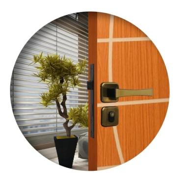 Imagem de Fechadura Externa Roseta Paris Bronze Latonado Mgm 40mm