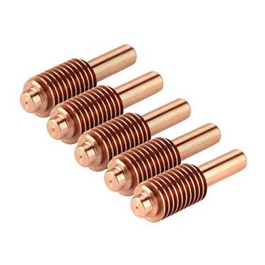 Imagem de Kit de Eletrodos de Cortador de Plasma 5 Unidades/Conjunto para MAX1650 220037 Corte de Metal de Material de Cobre de Telúrio Com Desempenho de Corte Livre Uso Com Aço Carbono