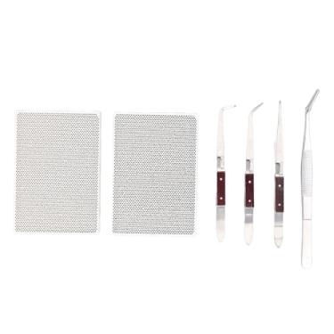 Imagem de Kit de Solda de Joias, Kits de Fabricação de Joias Com Bloco de Soldagem de Favo de Mel, 1 Pinça e 3 Pinças de Solda, Kit de Solda de Reparo de Joias para Fabricação e Reparo de