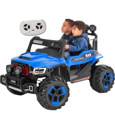 Imagem de Carro Eletrico Zippy Toys Super Cross 4x4 12V CR 2 Lugares Azul