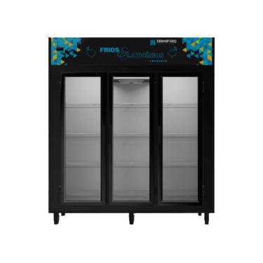 Imagem de Expositor Refrigerado Ormifrio Auto Serviço 1275L 3 Portas 1,80m ASI 003 Slim 220v