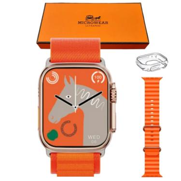 Imagem de Smartwatch W69 Ultra 9 Mini Bússola 2 Pulseiras e Case