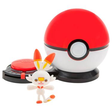 Imagem de Jogo de Boneco Pokémon Surprise Attack Game - Scorbunny + Poké Bola | Jazwares