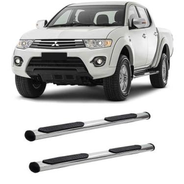 Imagem de Estribo l200 triton 2008 2009 2010 2011 2012 a 2016 cromado - SOLAR