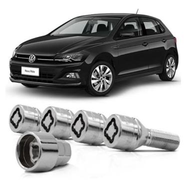 Imagem de Kit Parafuso Antifurto 25CRA Roda - Volkswagen Novo Polo Todos - RODAF