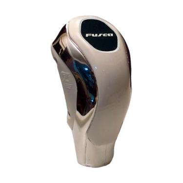 Imagem de Bola de câmbio kadman resinado fusca branca-cromada - Shekparts