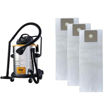 Imagem de Kit 6 Sacos Descartáveis Aspirador Pó Wap Gtw Inox 50 - Oriplast