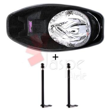 Imagem de Forração Honda Pcx 150 16 18 Forro Baú Preto + 2 Antena - Jaspe Ateliê