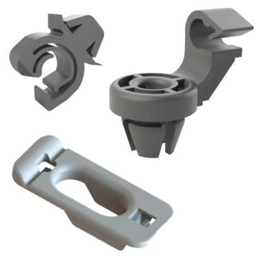 Imagem de 3 Presilhas Vareta Capo Chevrolet GM Prisma 2007/2012 - Chevroler