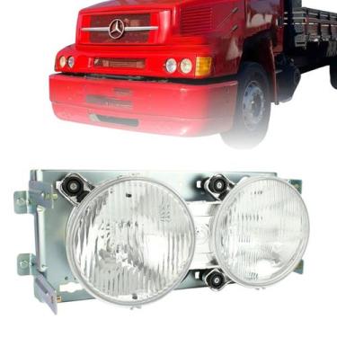 Imagem de Farol Duplo MB Mercedes Benz 1620 1632 1938 2638 93 a 2012 Nino LD ou 