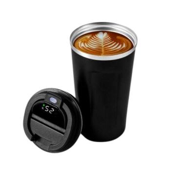 Imagem de Copo Térmica 500ml Inox C/ Display Digital Temperatura Bebidas - Dagia