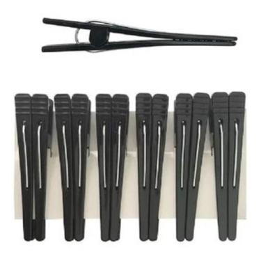 Imagem de Kit 12 Piranhas Bico de Pato Pequeno Para Cabelo- Escolha o Seu - Pode