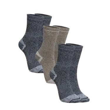 Imagem de 3 Pares De Meias Atoalhada Esportiva Sport Coolmax Cano Longo Selene P